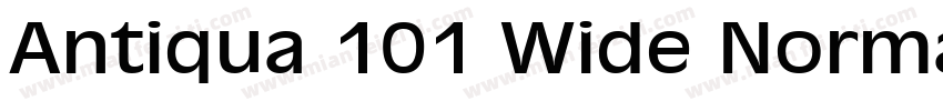 Antiqua 101 Wide Normal字体转换